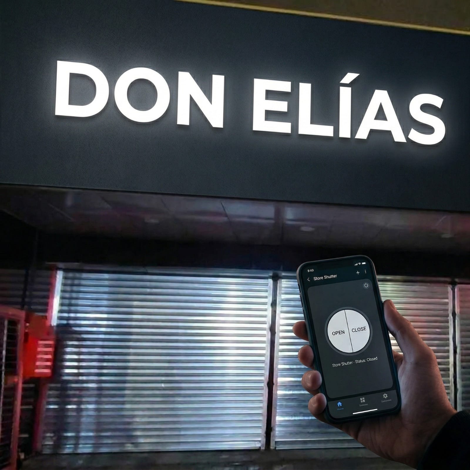 Motor para cortina metálica